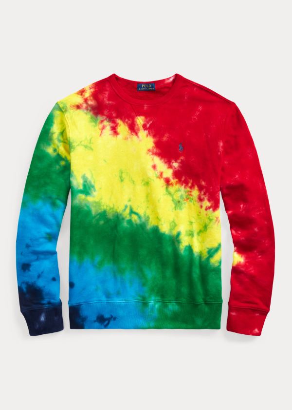 Polo Ralph Lauren Tie-Dye Terry Sweatshirt Herre Danmark (EYDJA5891)